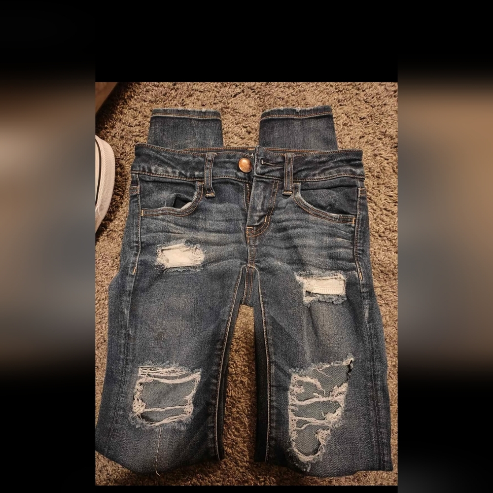 Jeans that are too small